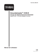 Toro Groundmaster 4100-D Manuel De L'utilisateur