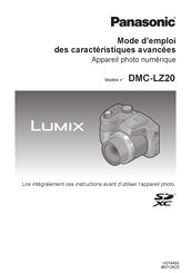 Panasonic Lumix DMC-LZ20 Mode D'emploi