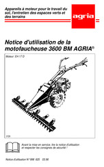 Agria 3600 BM Notice D'utilisation