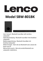 LENCO SBW-801BK Mode D'emploi