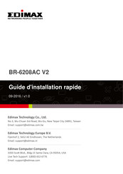 Edimax BR-6208AC V2 Guide D'installation Rapide