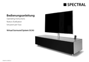 Spectral SCA3 Notice D'utilisation