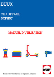Duux Threesixty DXFH07 Manuel D'utilisation