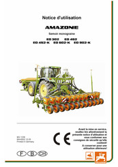 Amazone ED 452 Notice D'utilisation