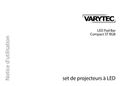 Varytec LED Pad Bar Compact ST RGB Notice D'utilisation