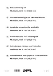 Loewe 70830 081 Instructions De Montage