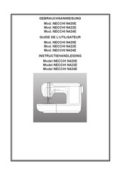 Necchi N424E Guide De L'utilisateur