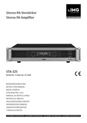 IMG STAGELINE STA-225 Mode D'emploi