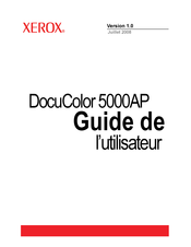 Xerox DocuColor 5000 Guide De L'utilisateur