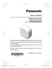 Panasonic KX-HNS104EX1 Guide D'installation
