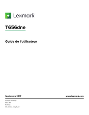 Lexmark T656dne Guide De L'utilisateur