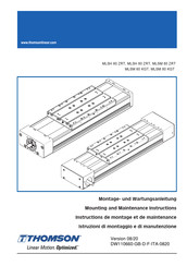 THOMSON WIESEL FORCELine Instructions De Montage Et De Maintenance