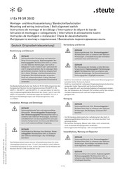 steute Ex 98 SR 3G/D Instructions De Montage