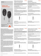 Heine K 180 Instructions D'utilisation