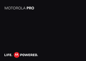 Motorola PRO Mode D'emploi