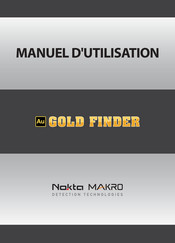 Nokta MAKRO Au GOLD FINDER Manuel D'utilisation