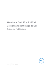 Dell P2721Q Guide De L'utilisateur