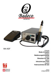 BADECO M4-ASF Mode D'emploi