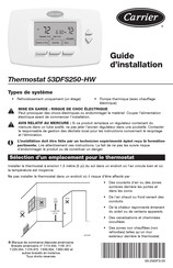 Carrier 53DFS250-HW Guide D'installation