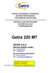 Getra 220 MT Notice Technique