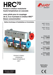 Auer HRC70-25tri- Notice Technique D'installation Et D'entretien
