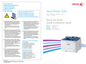 Xerox Phaser 3330 Guide D'utilisation Rapide