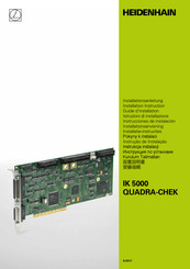 HEIDENHAIN QUADRA-CHEK IK 5000 Série Guide D'installation