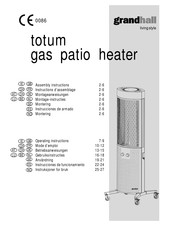 Living Style Grandhall Totum gas patio heater Instructions D'assemblage