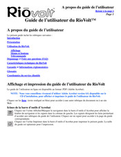 Rio VoltSP100 Guide De L'utilisateur