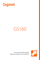 Gigaset GS160 Mode D'emploi