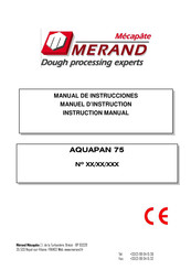 Merand AQUAPAN 75 Manuel D'instructions