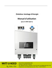 WATTUNEED WKS Opti-C Manuel D'utilisation