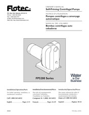Flotec FP5200 Série Notice D'utilisation