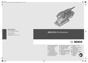 Bosch GSS 23 A Professional Notice Originale