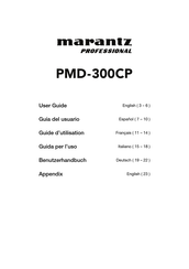 Marantz professional PMD-300CP Guide D'utilisation