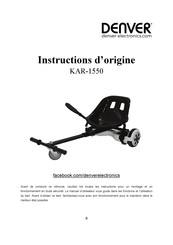 Denver KAR-1550 Instructions D'origine