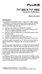 Fluke 717 100G Mode D'emploi