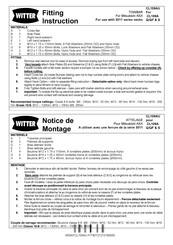Witter CL109AU Instructions De Montage