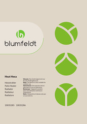 Blumfeldt Heat Hexa Mode D'emploi