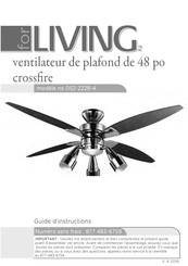 for Living 052-2228-4 Guide D'instructions