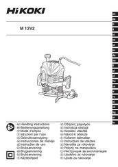 HIKOKI M 12V2 Mode D'emploi