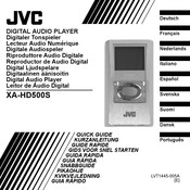 JVC XA-HD500S Guide Rapide