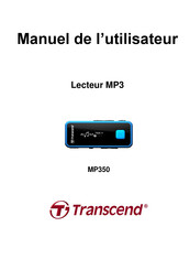 Transcend MP350 Manuel De L'utilisateur
