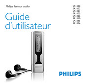 Philips SA1103 Guide D'utilisateur