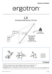 Ergotron LX Sit-Stand Manuel De L'utilisateur