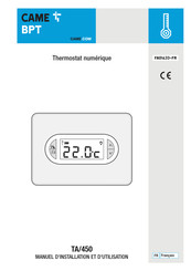 CAME BPT TA/450 Manuel D'installation Et D'utilisation