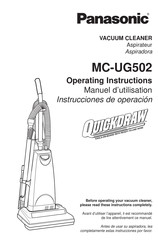 Panasonic QUICKDRAW MC-UG502 Manuel D'utilisation