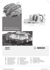 Bosch MAS41 Série Mode D'emploi