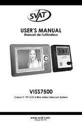 SVAT VISS7500 Manuel De L'utilisateur