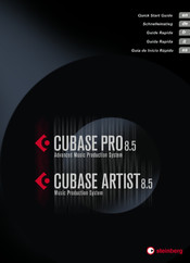 Steinberg CUBASE PRO 8.5 Guide Rapide